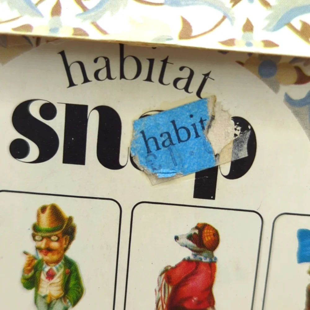 Habitat Snap Card Game - Vintage